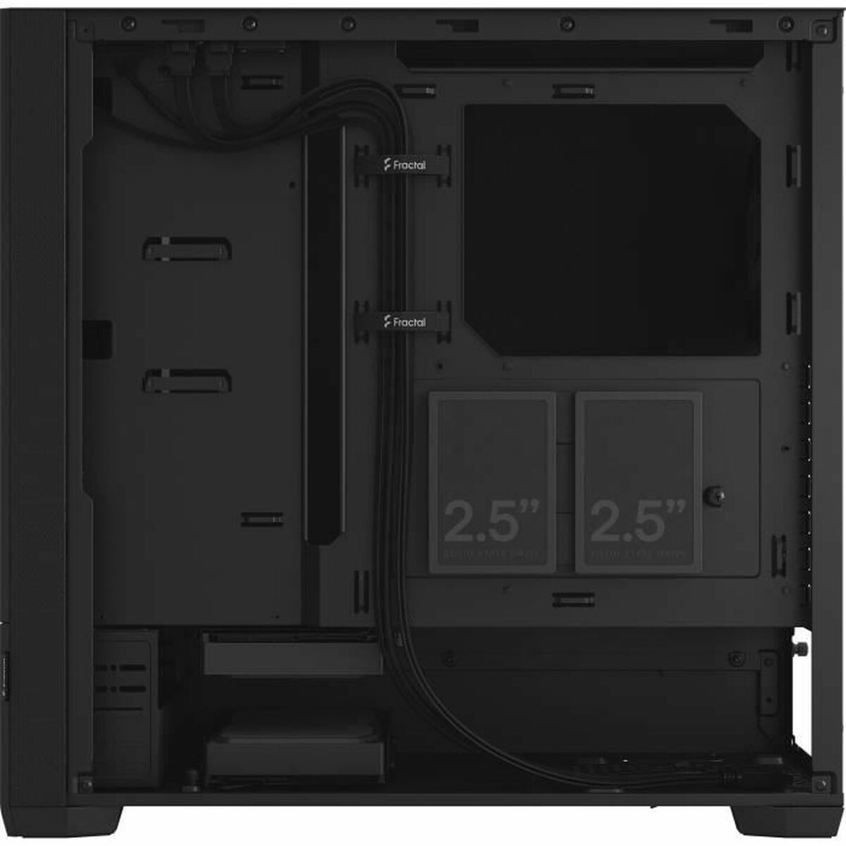 Caixa Semitorre ATX Fractal Pop Silent Preto